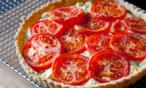 طريقة عمل تارت البندورة و الجبن